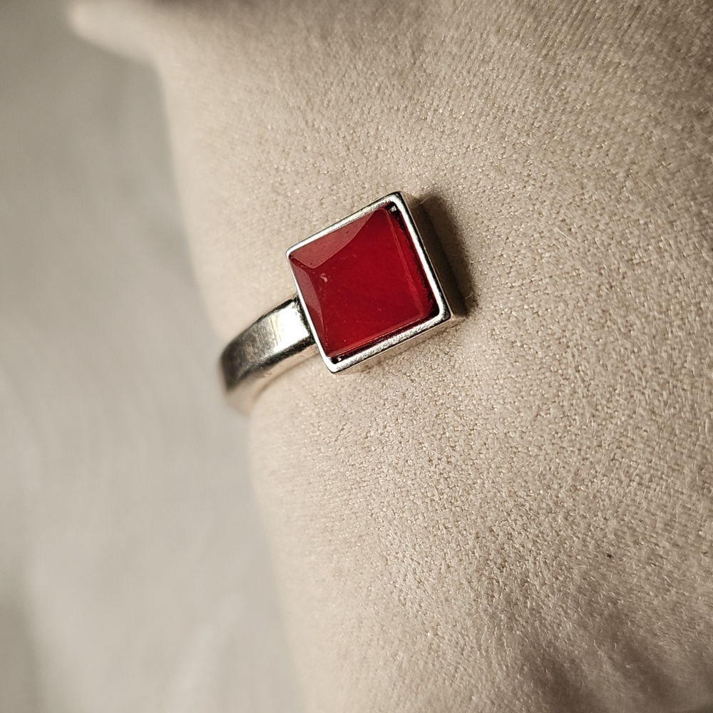 Bella Ryann Cuff Bracelet With Red Crystals - Picture 2 of 4
